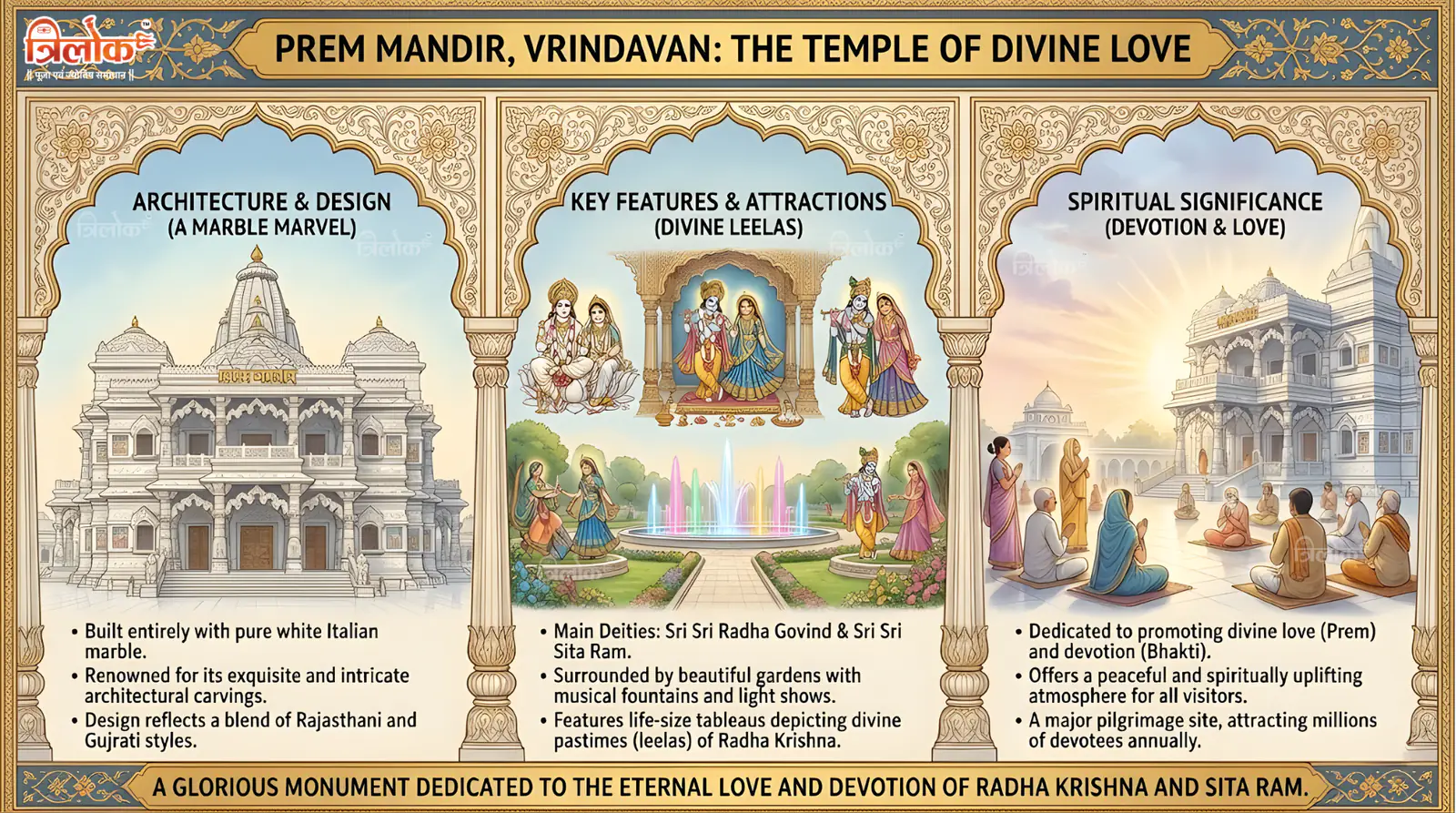 Prem Mandir Vrindavan: The Temple of Divine Love